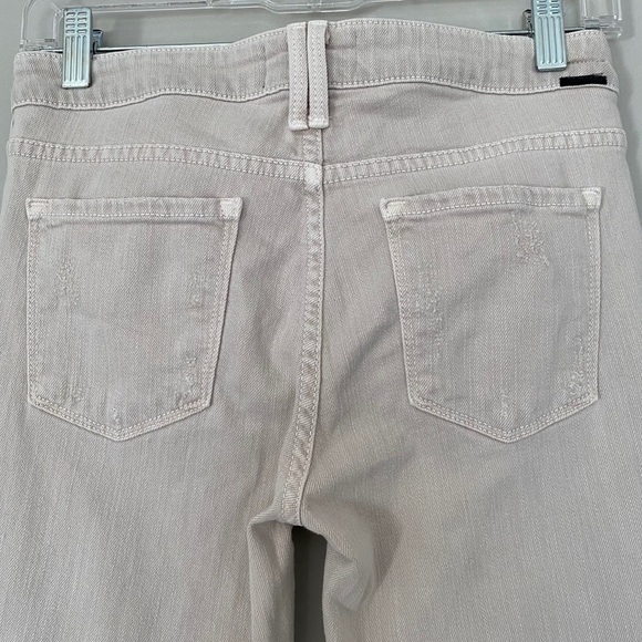 Vince Dylan Deconstructed Latte Skinny Ankle Jeans - Picture 8 of 16